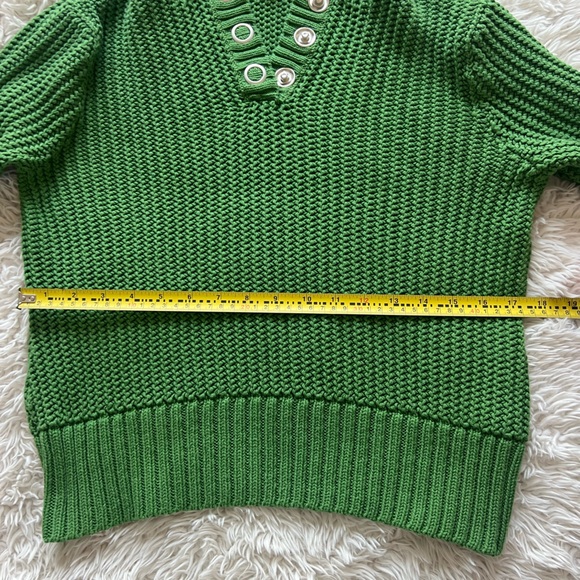 Green Nautica Sweater with Hood - Picture 4 of 7